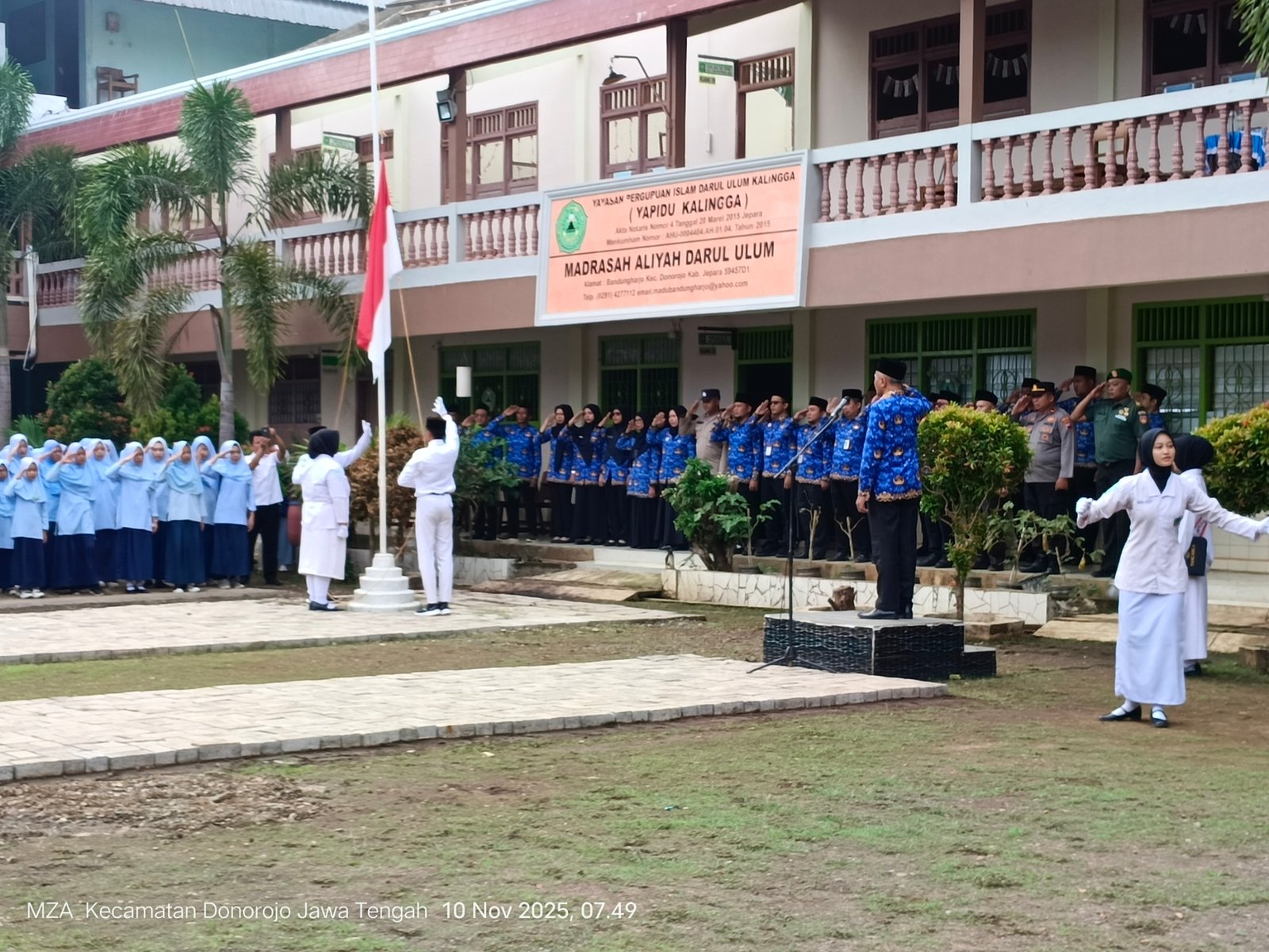 Semangat Pahlawan Menggema di Donorojo: Kepala MTs Darul Ulum ajak Membumikan Nilai Kepahlawanan
