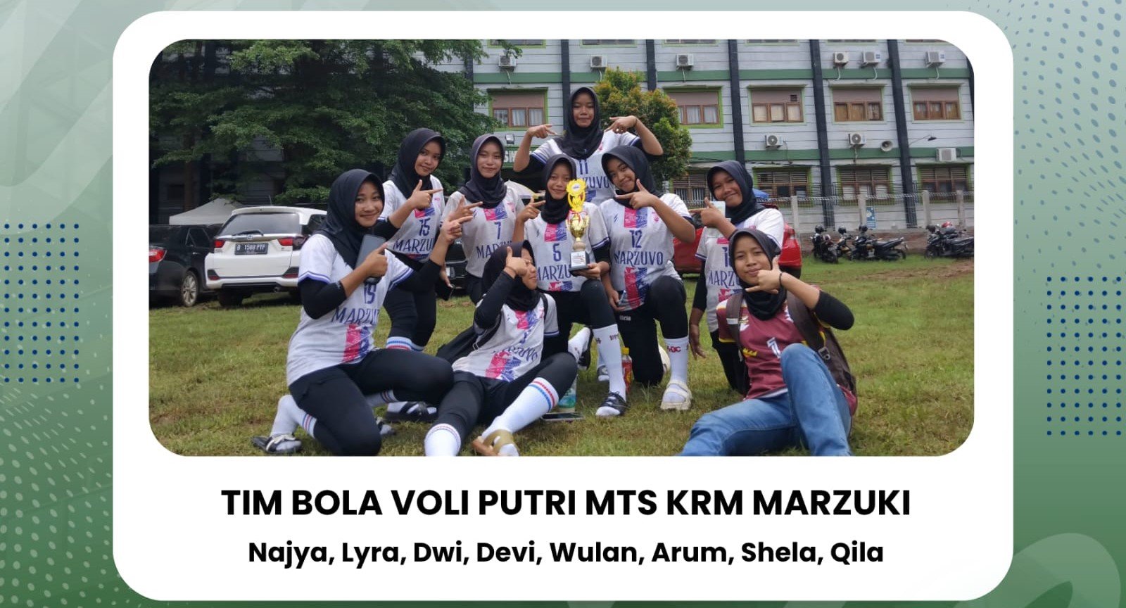 Keren! Tim Bola Voli Putri MTs KRM Marzuki Raih Juara 3 POPDA SMP/MTs Jepara