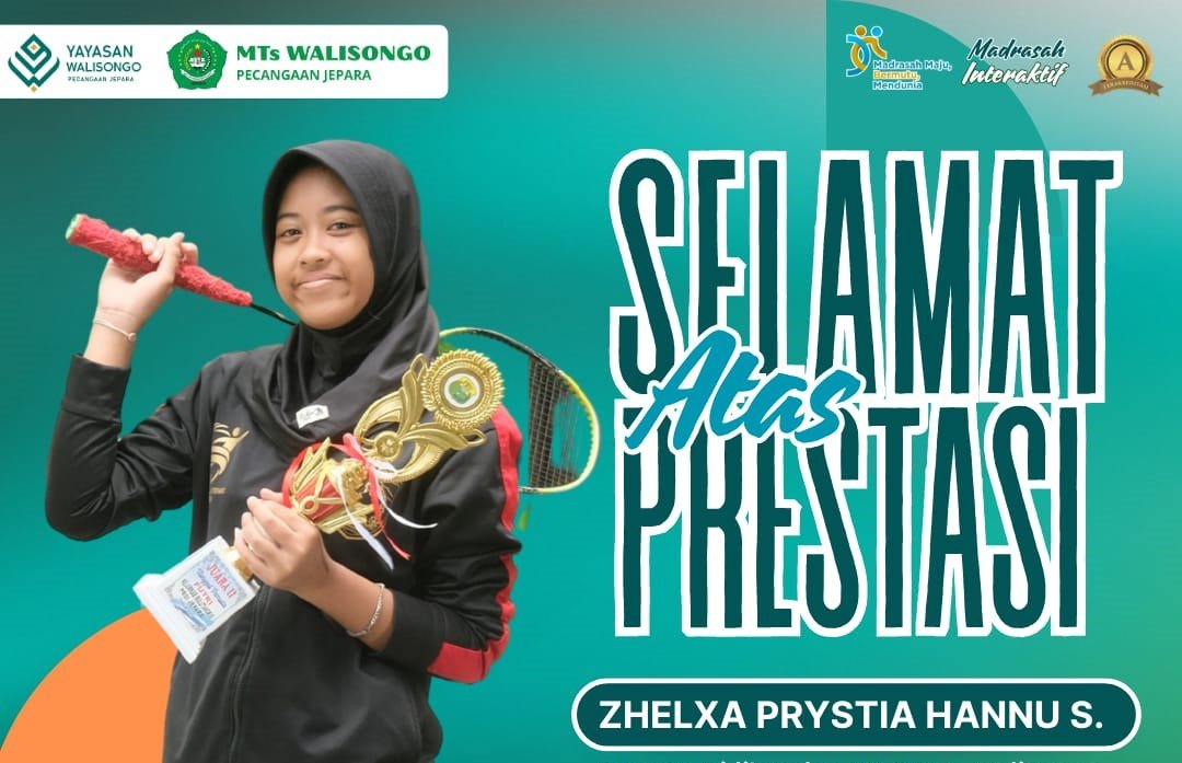 Prestasi Gemilang! Siswi MTs Walisongo Pecangaan Raih Juara 2 Bulu Tangkis Putri Tingkat Kabupaten Jepara