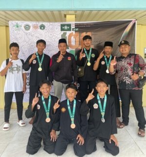 ​Sabet 7 Medali, MTs-MA NU Nahdlatul Fata Petekeyan Siap Kirim Delegasi ke Kejurda Pencak Silat di Cilacap
