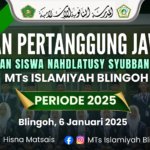 ESTAFET KEPENGURUSAN : HISNA MTs ISLAMIYAH BLINGOH SUKSES GELAR LPJ PERIODE 2025