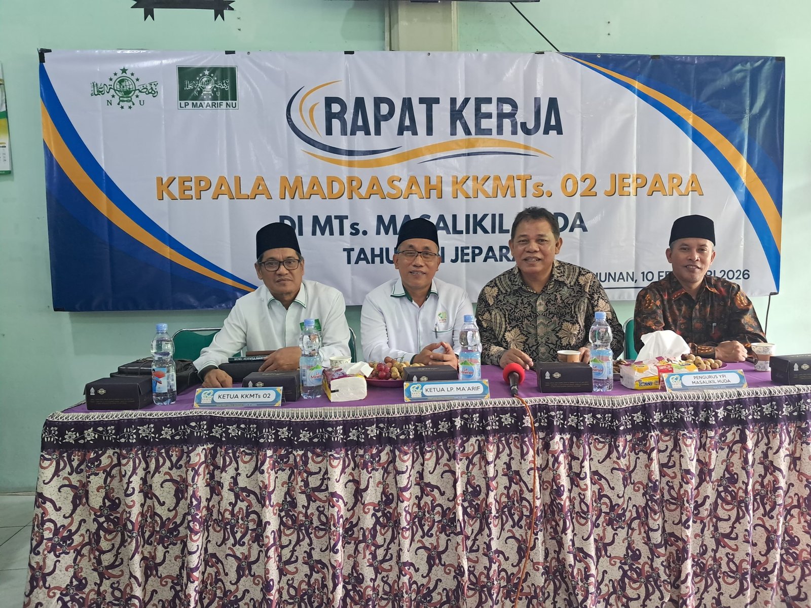 Rapat Kerja KKMTs 02 Jepara, ​Ketua LP Ma’arif NU Jepara: Madrasah Harus Kembangkan Seluruh Potensi Anak, Tak Hanya Akademik