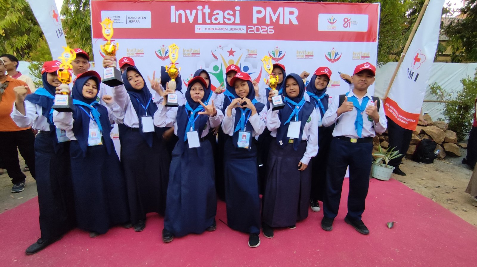 Terbentuk Belum Genap Sebulan, PMR MTs Walisongo Langsung Sabet 4 Piala di Ajang Kabupaten