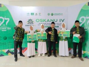 TIGA PESERTA MTs DARUL ULUM BANDUNGHARJO   UKIR PRESTASI DI FINAL OSKANU JAWA TENGAH IV 2026